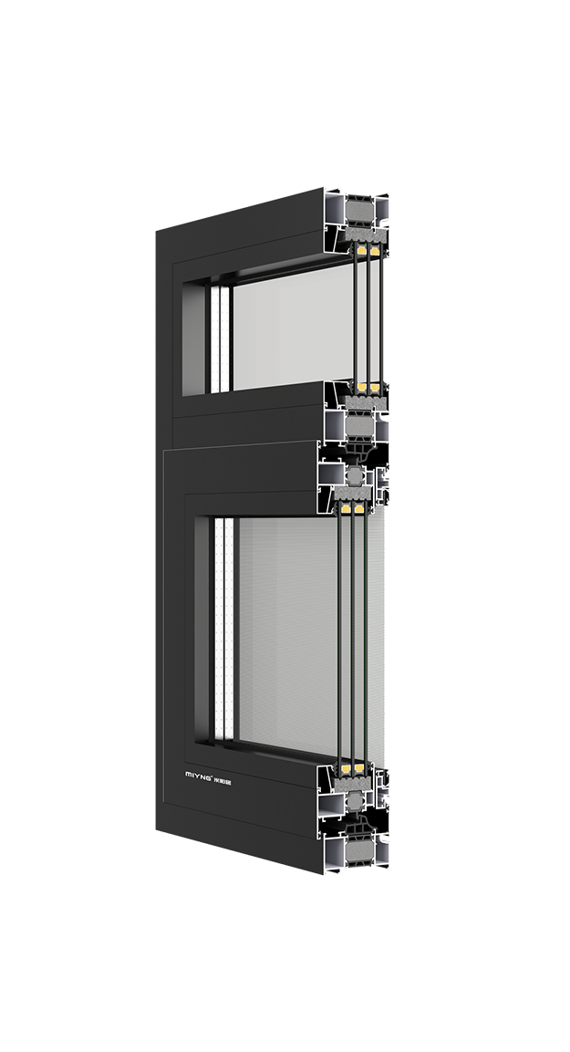 MIYNG S80 隐排双内开系统窗
